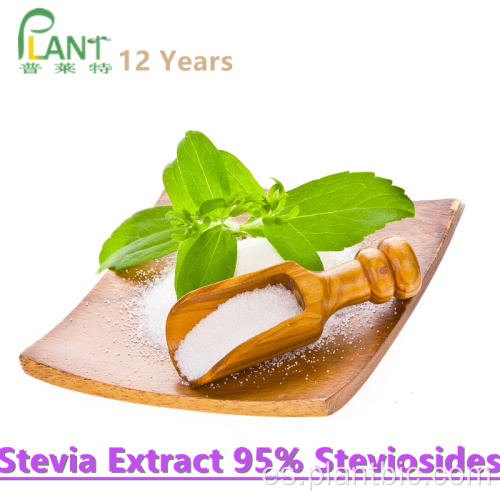 Polvo de extracto de hoja de stevia edulcorante natural de alta pureza